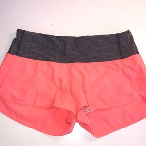 Lululemon speed shorts
